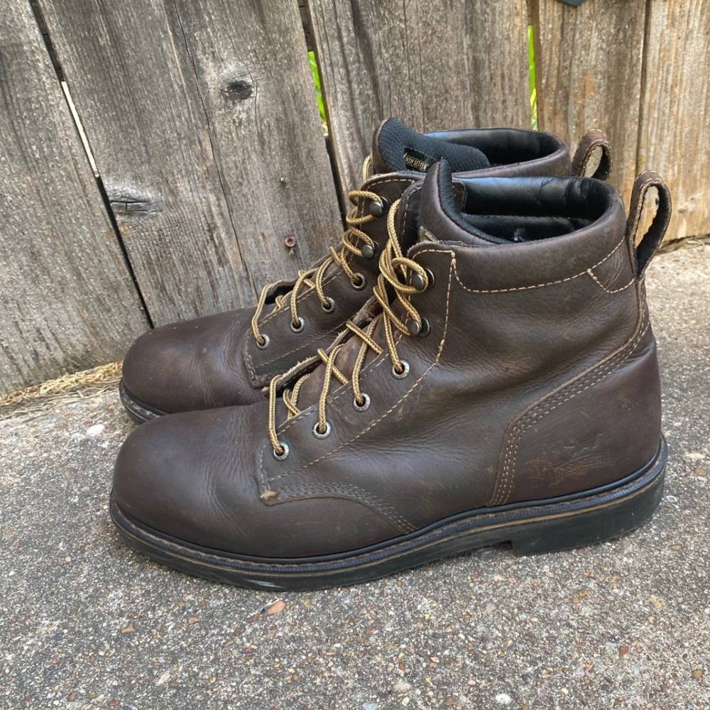 Irish Setter Farmington 6" Soft Toe 83639 Dark Brown Leather Work Boots Sz 10.5
